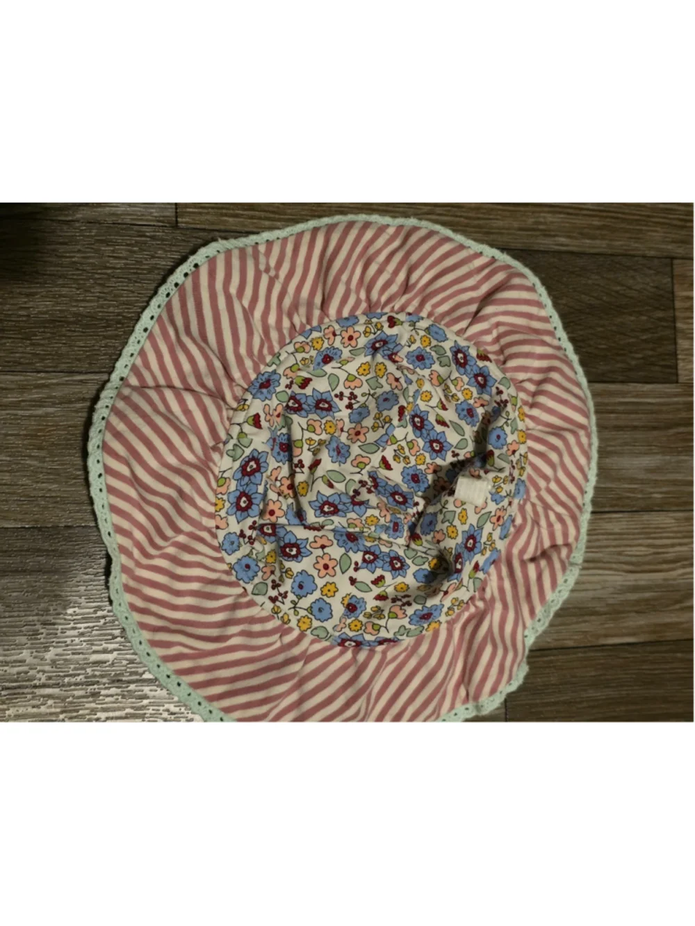 Baby Matilda Jane Reversible 6-12month Pink Orange Floral Striped